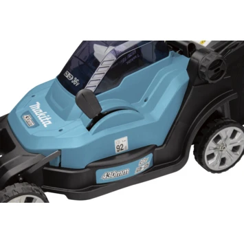 Makita 2x18V LXT grasmaaier 43 cm DLM432CT2 incl. 2 accu's 5.0Ah + duolader Makita 2x18V LXT Grasmaaier 43 Cm DLM432CT2 Incl. 2 Accu's 5.0Ah + Duolader -Buiten Tuin 123 4399