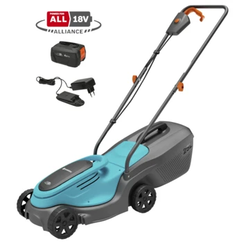 Gardena 18V grasmaaier Powermax P4A 30cm incl. 4.0Ah accu + lader Gardena 18V Grasmaaier Powermax P4A 30cm Incl. 4.0Ah Accu + Lader -Buiten Tuin 123 4426
