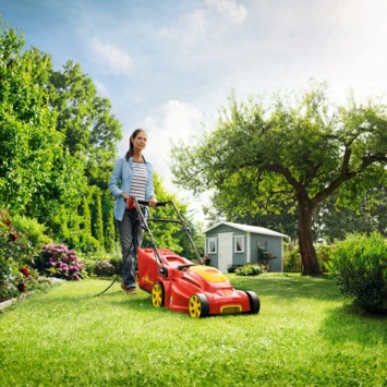 Wolf elektrische grasmaaier A 400 E 40 cm 1800W Wolf Elektrische Grasmaaier A 400 E 40 Cm 1800W -Buiten Tuin 123 4483