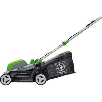 LUX 20V accu grasmaaier 33cm incl. 2 accu's 4,0Ah + lader LUX 20V Accu Grasmaaier 33cm Incl. 2 Accu's 4,0Ah + Lader -Buiten Tuin 123 4490