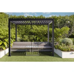 Pergola Basic Zwart 3x3m -Buiten Tuin 123 45