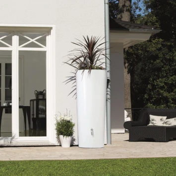 Garantia Regenton met plantenbak wit 350 Liter Garantia Regenton Met Plantenbak Wit 350 Liter -Buiten Tuin 123 479
