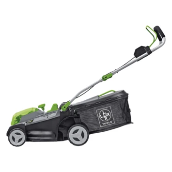 LUX 20V accu grasmaaier 37cm incl. 2 accu's 4,0Ah + lader LUX 20V Accu Grasmaaier 37cm Incl. 2 Accu's 4,0Ah + Lader -Buiten Tuin 123 4815