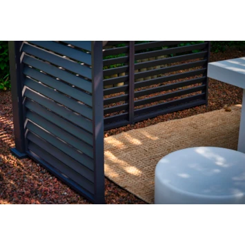 Zijwand louvre voor pergola Classic & Deluxe Zwart 400 series Zijwand Louvre Voor Pergola Classic & Deluxe Zwart 400 Series -Buiten Tuin 123 489