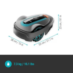 Gardena Robotmaaier Smart SILENO City 250 M² - 17cm -Buiten Tuin 123 4926