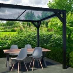 Pergola Silvano Zwart -Buiten Tuin 123 513