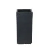 Pot Fiberclay Divider Antraciet 44x22x60 Cm -Buiten Tuin 123 52
