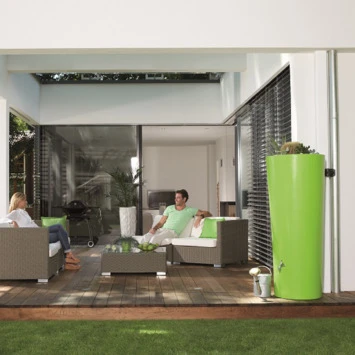 Garantia Regenton met plantenbak appelgroen 350 Liter Garantia Regenton Met Plantenbak Appelgroen 350 Liter -Buiten Tuin 123 524