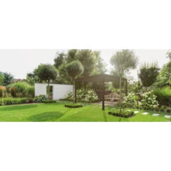 Pergola Deluxe Zwart 3x3,6m -Buiten Tuin 123 563