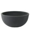 Schaal Antraciet Fiberclay 36x17 Cm 2 Schaal Antraciet Fiberclay 36x17 Cm -Buiten Tuin 123 577