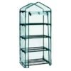 Kweekkast 4 Planken Metaal Groen -Buiten Tuin 123 589