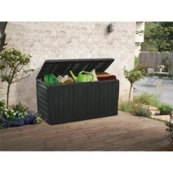 Keter Kussenbox Marvel Plus Antraciet 207L 4 Keter Kussenbox Marvel Plus Antraciet 207L -Buiten Tuin 123 674