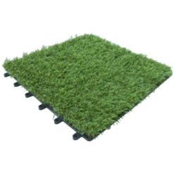 Balkontegel Kunstgras 30x30cm 6 Stuks -Buiten Tuin 123 787