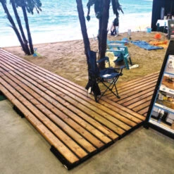 Multydeck Rubberen Vlonder Fundering -Buiten Tuin 123 901