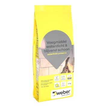 Weber finish protect 3 voegmiddel licht grijs 4kg Weber Finish Protect 3 Voegmiddel Licht Grijs 4kg -Buiten Tuin 123 921