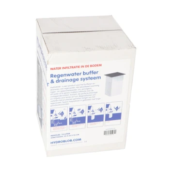 Hydroblob IP15 infiltratieput met zwart rooster 15 L Hydroblob IP15 Infiltratieput Met Zwart Rooster 15 L -Buiten Tuin 123 944