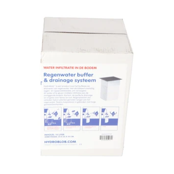 Hydroblob IP15 infiltratieput met zwart rooster 15 L Hydroblob IP15 Infiltratieput Met Zwart Rooster 15 L -Buiten Tuin 123 945