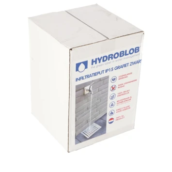 Hydroblob IP15 infiltratieput met zwart rooster 15 L Hydroblob IP15 Infiltratieput Met Zwart Rooster 15 L -Buiten Tuin 123 947